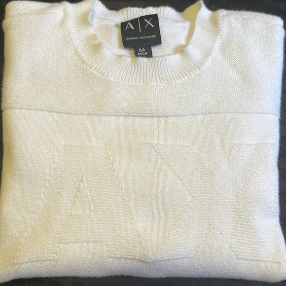ARMANI EXCHANGE>>Authentic Boy’s sweater. Size 6. Will fit 5T-6T. - Picture 1 of 7
